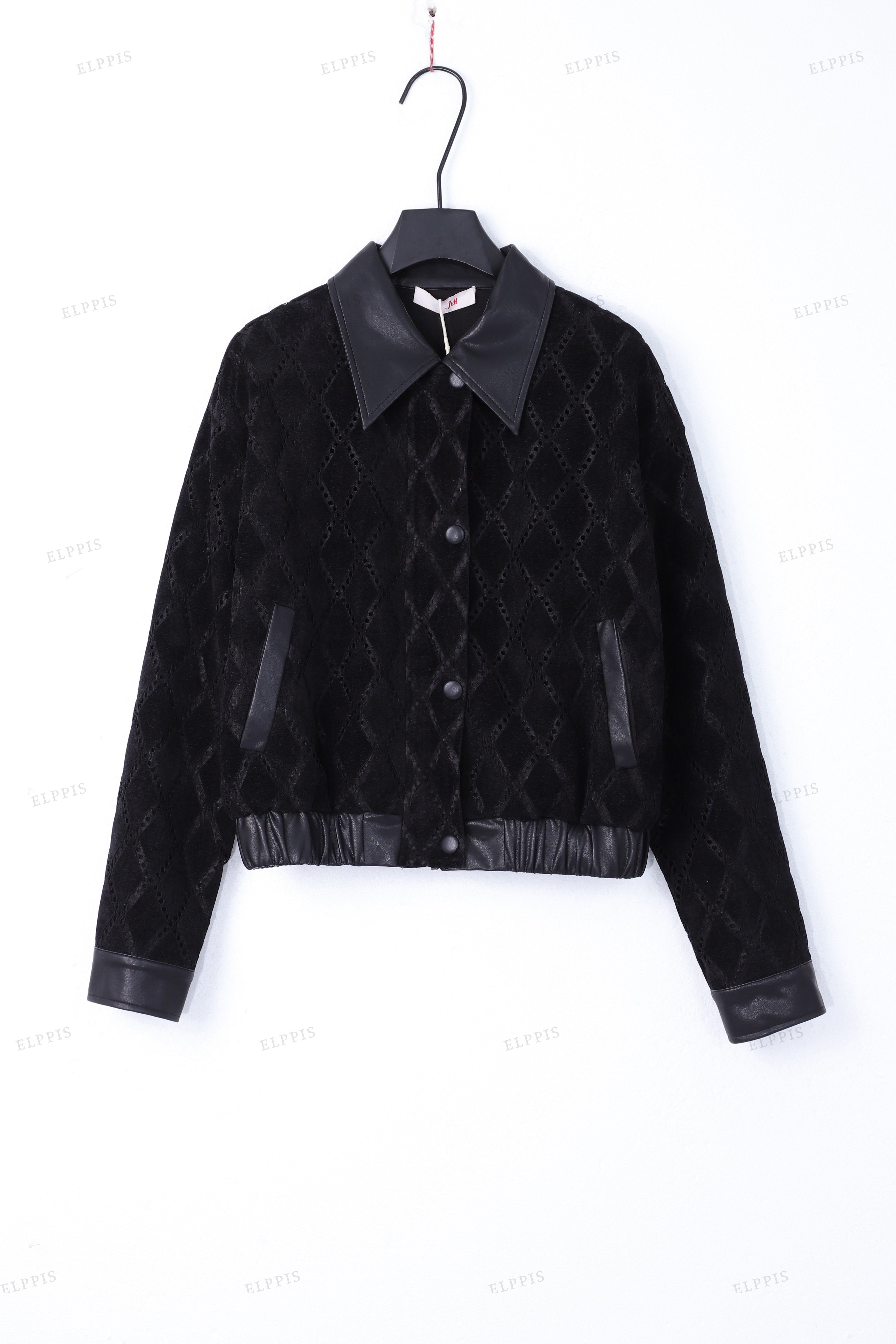 WFWT116 Two Tone Collared Jacket