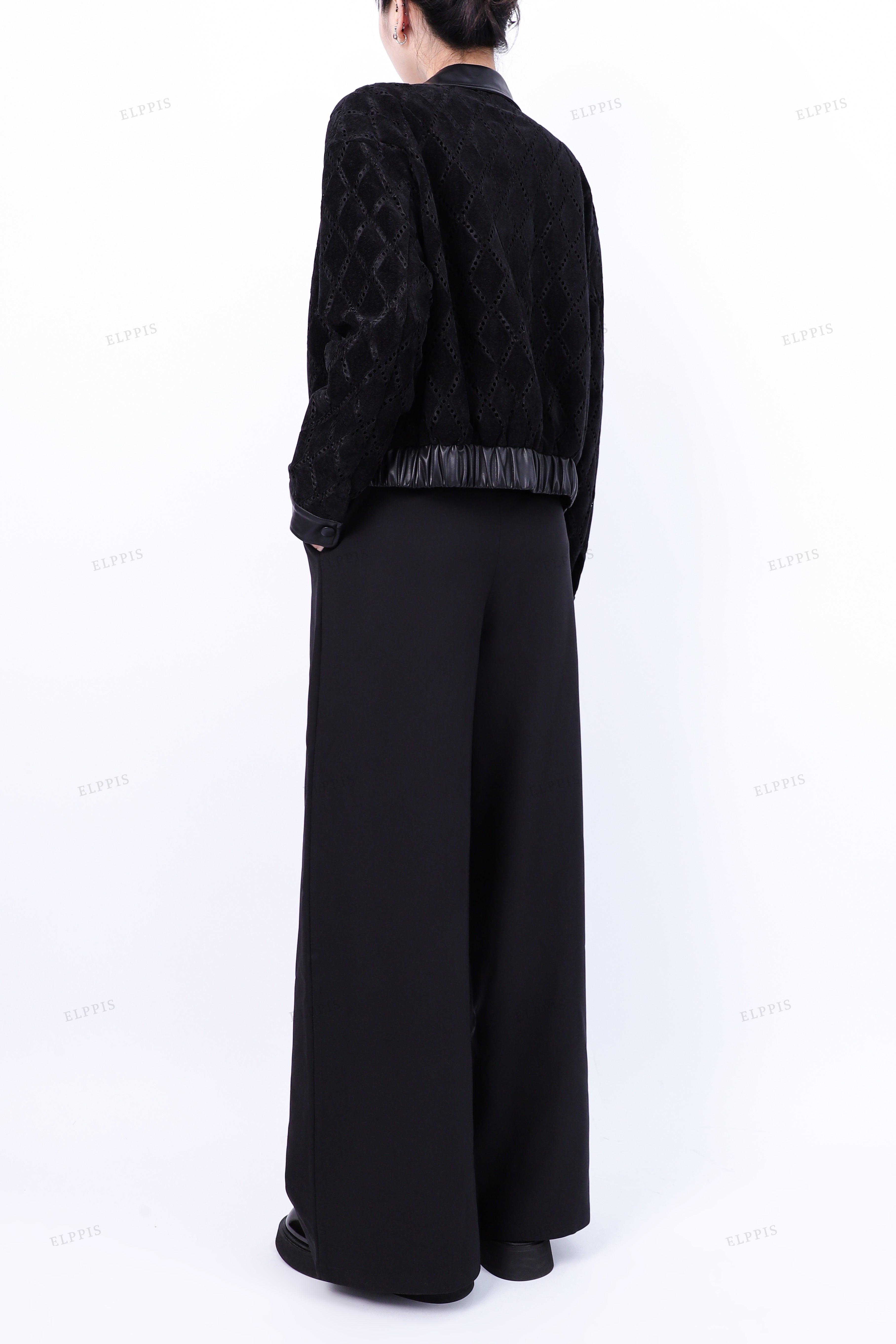 WFWT116 Two Tone Collared Jacket