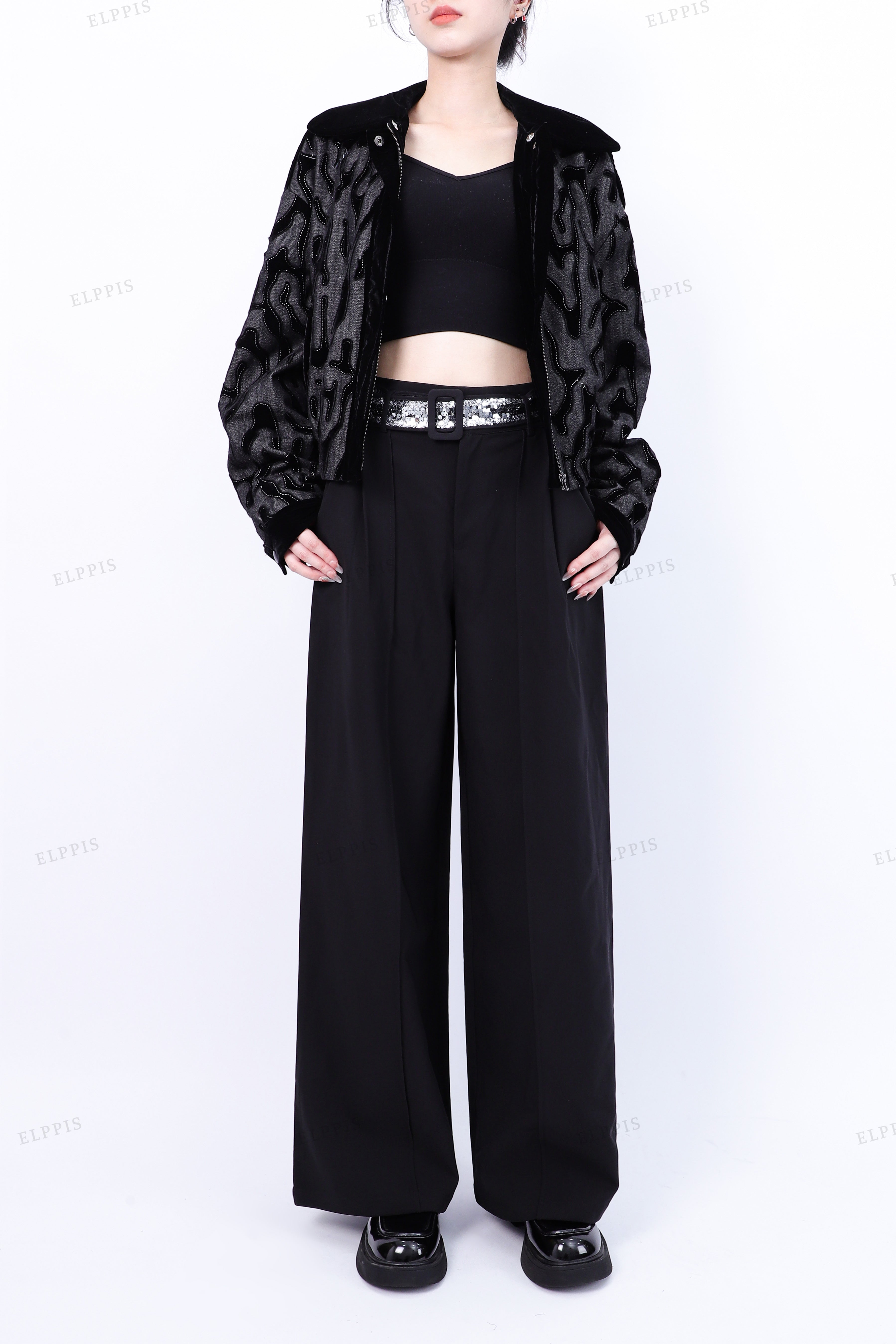 WFWT117 Two Tone Jacket Coat